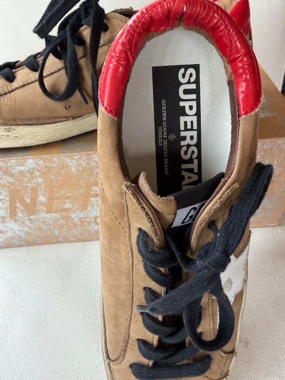 Golden Goose Superstar Sneakers | Olive Nabuk | EU 40 with box - Picture 11 of 12